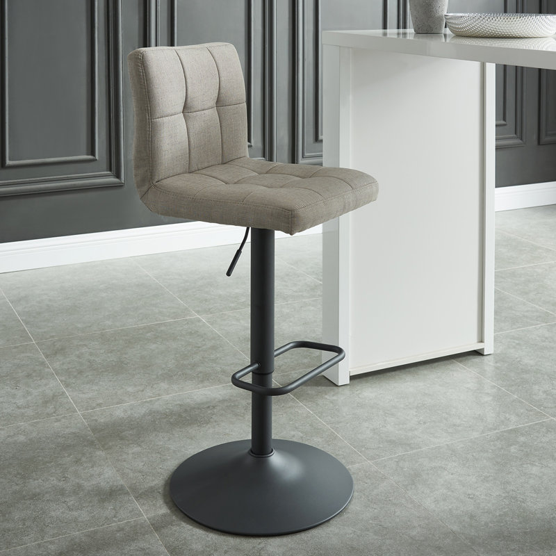 Ebern Designs Faustina Adjustable Height Swivel Bar Stool & Reviews